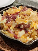 Sarten Huevos Rotos Con Jamon